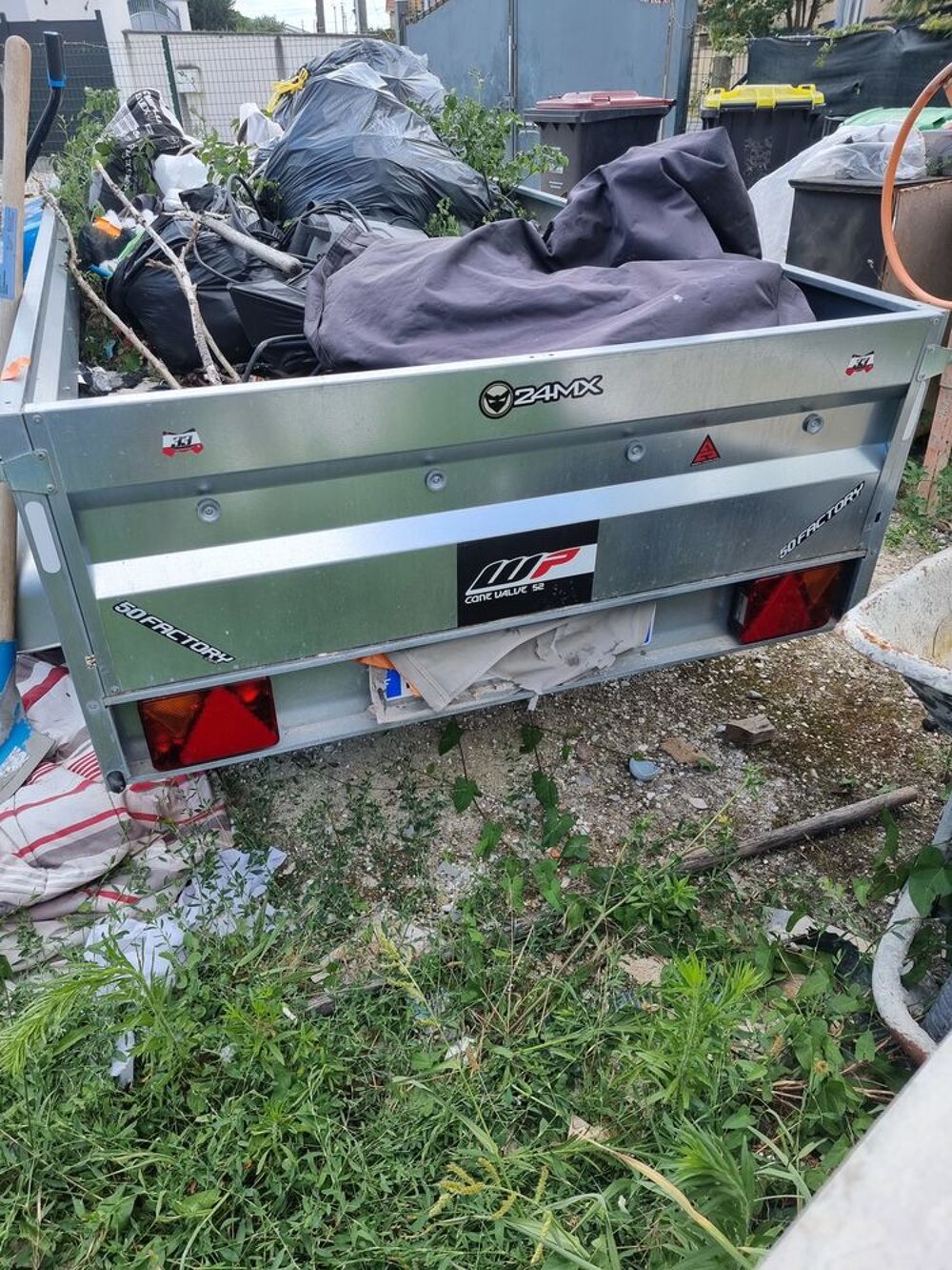Remorque double essieux Bricolage