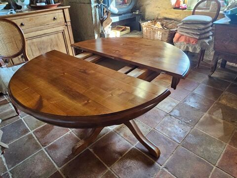 Table ronde merisier massif 450 Cajarc (46)
