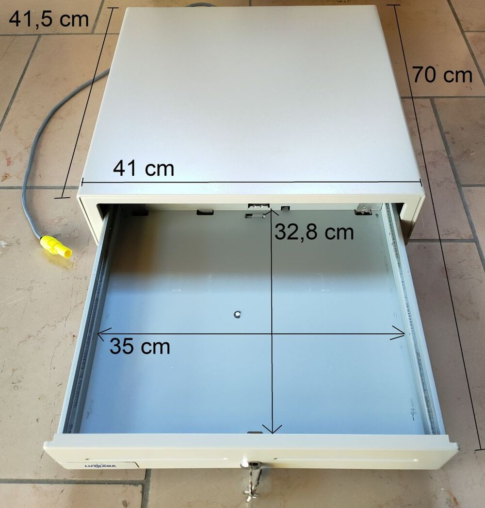LUTRANA -Tiroir-Caisse Enregistreuse 41cm Manuel Automatique Matériel informatique