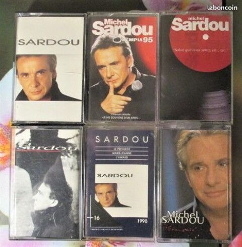 Cassettes audio  Michel Sardou albums des ann�es 90 0 H�rouville-Saint-Clair (14)