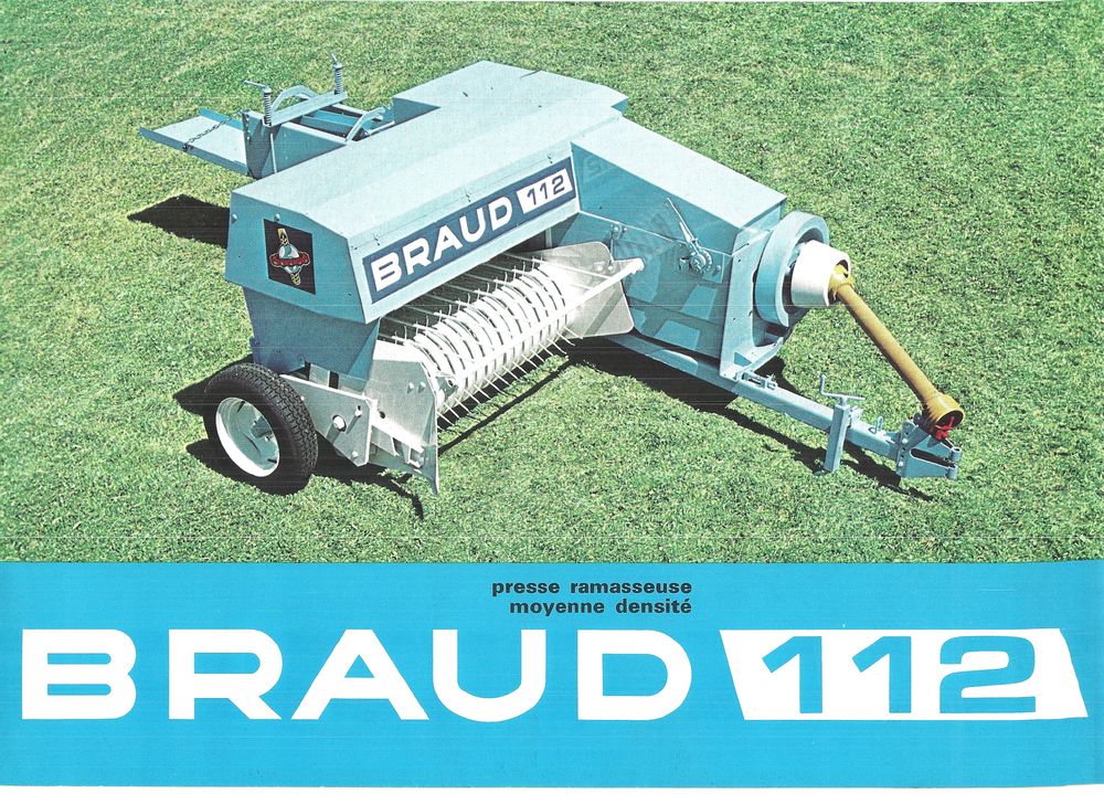 Prospectus presse ramasseuse BRAUD 112 