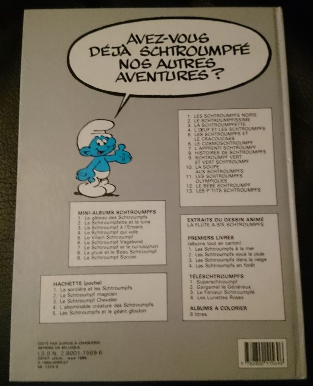 BD - Schtroumpfs - Les p'tits schtroumpfs(T13) -parfait &eacute;tat Livres et BD