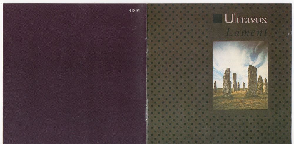 Ultravox - Lament 1989 CD et vinyles