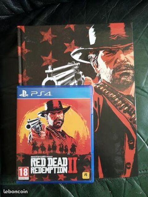 Jeu Vido PS4 Red dead Redemption 2 +Livre Officiel Rockstar 40 Angers (49)