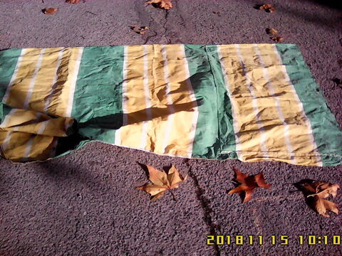 Housse de transport bicyclette, fabrication personnelle. 37 Noailhac (81)