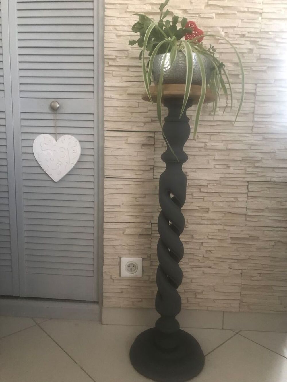 Petit chiffonnier gris 3 tons Meubles