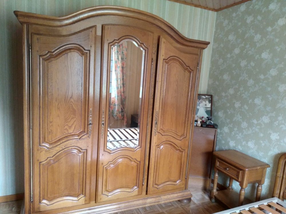 chambre &agrave; coucher compl&egrave;te en ch&egrave;ne Meubles