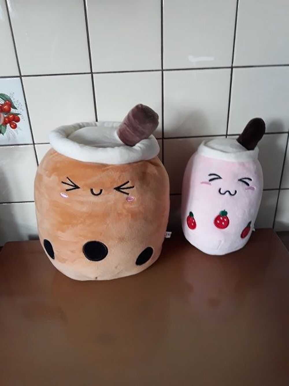 Peluches Bubble Th&eacute; caf&eacute; fraise japon manga anime s&eacute;rie TV K Jeux / jouets