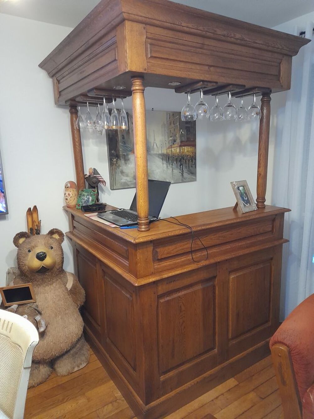 bar en chene massif Meubles