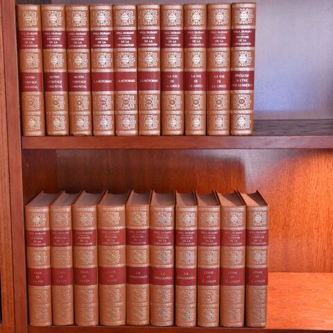 Histoire de la civilisation. WILL DURANT.  20 volumes. 180 Gujan-Mestras (33)