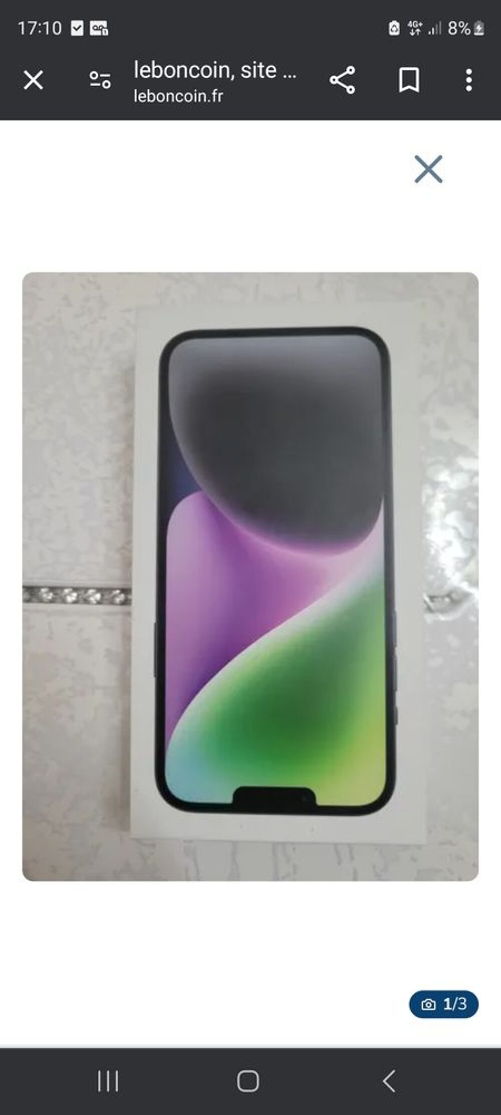 iPhone 14 plus 128 Giga Téléphones et tablettes