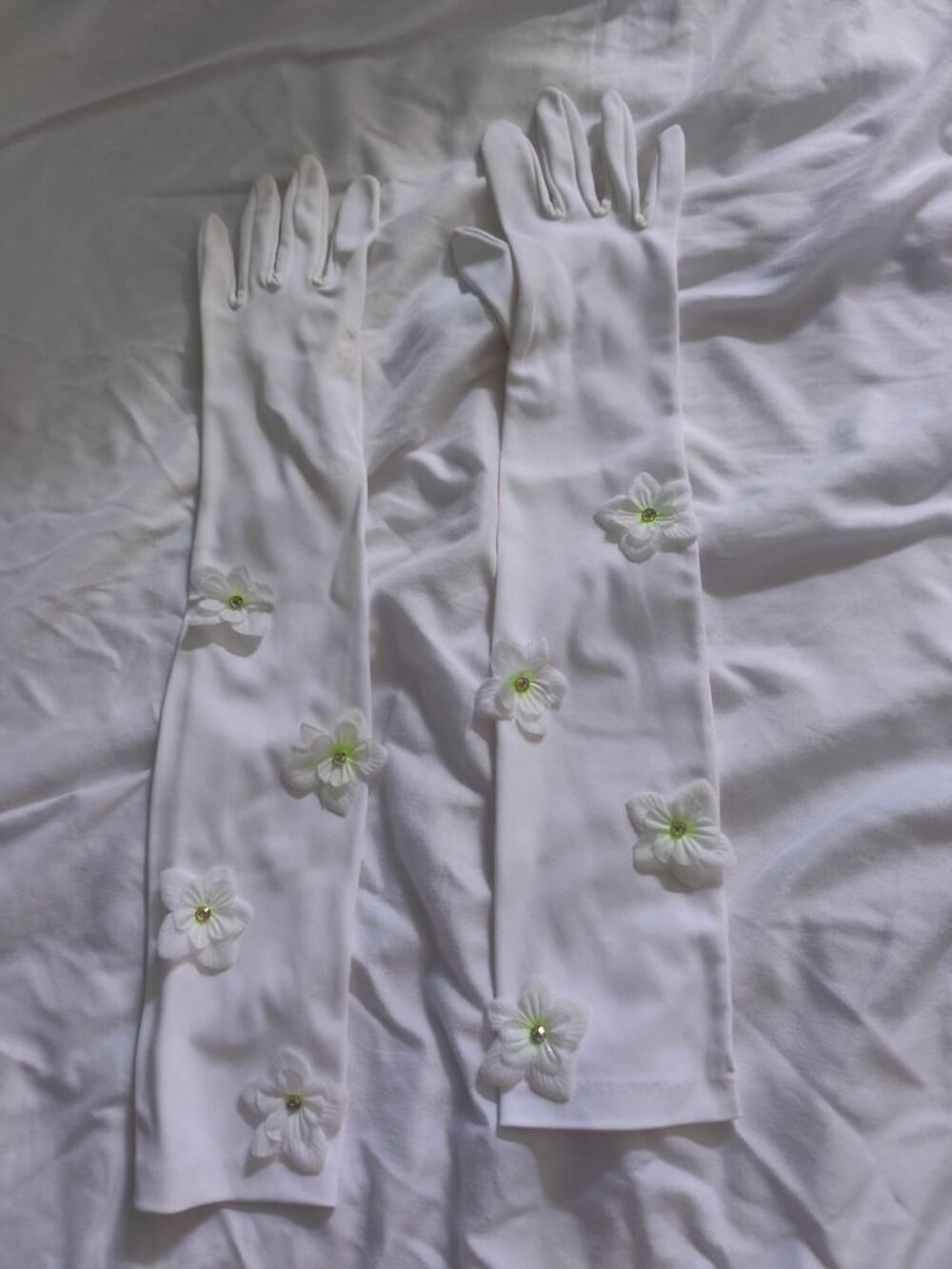 robe de mari&eacute;e avec ses accessoires Décoration