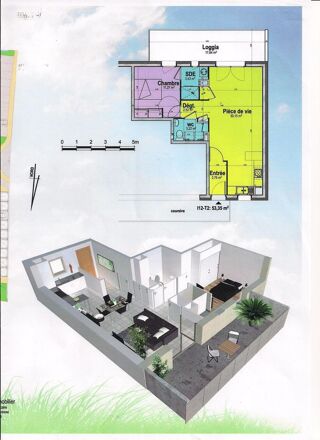  Appartement � vendre 2 pi�ces 53 m�