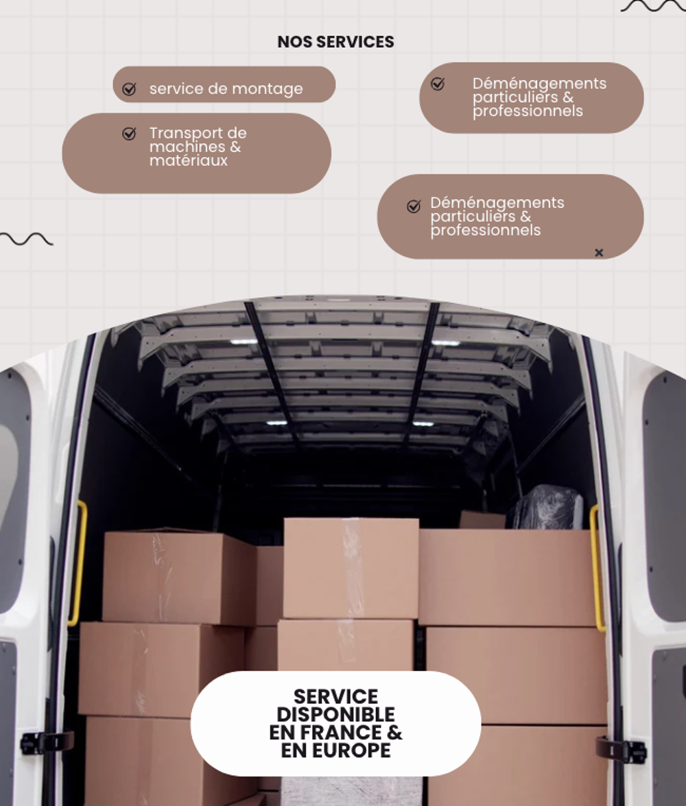   Transport & Dmnagement : votre tranquillit, notre mission 