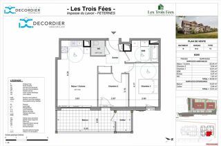  Appartement à vendre 3 pièces 56 m²