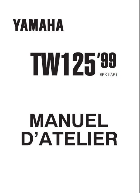 Manuel de rparation Yamaha  125 TW  10 Vannes (56)