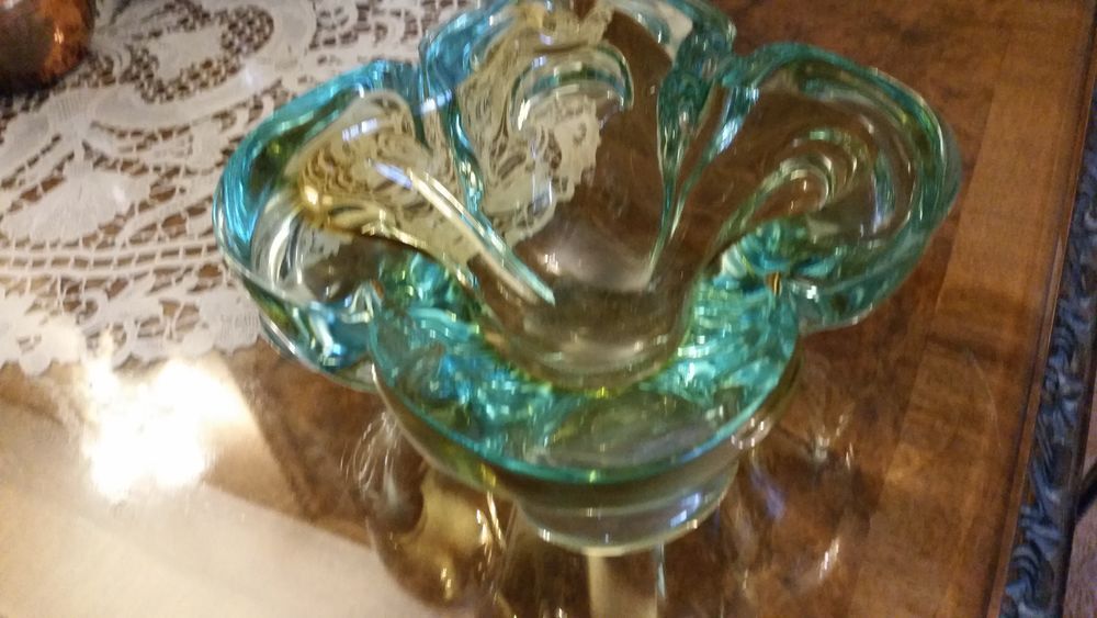 Cendrier ou Vide poche Cristal de Murano Décoration