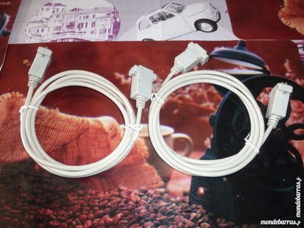 CABLES ET PRISES PERITEL TELE Photos/Video/TV