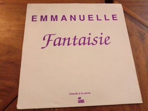 EMMANUELLE (Emmanuelle Mottaz) RARE VINYL MAXI 45 TOURS PROM 18 Caudry (59)