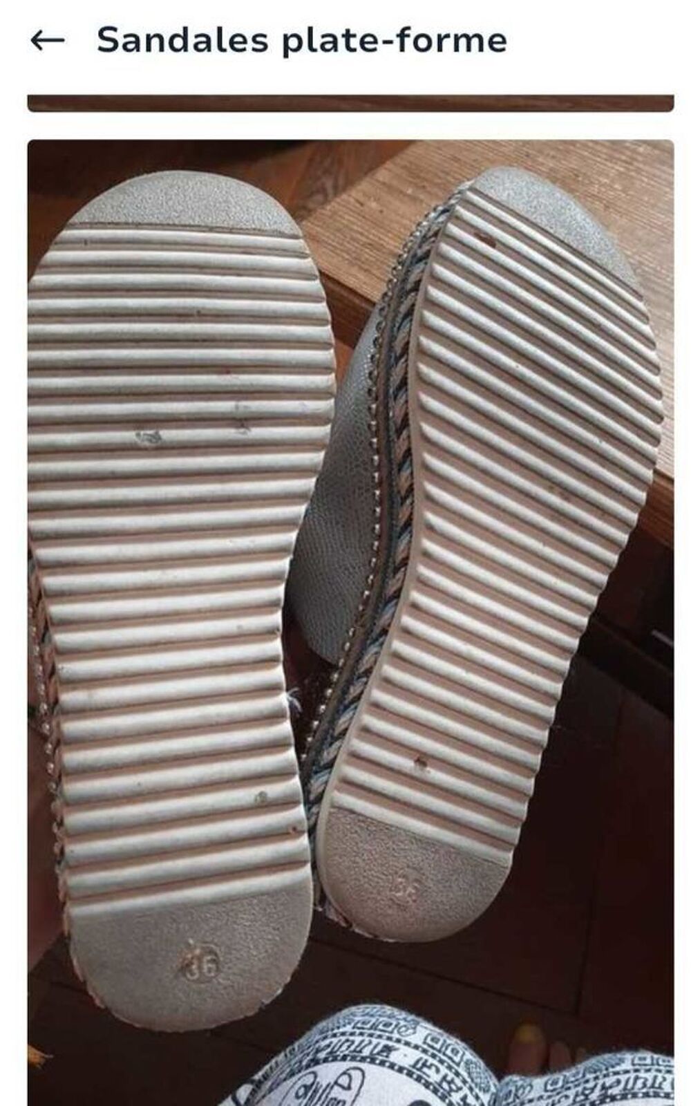 sandales plate-forme Chaussures