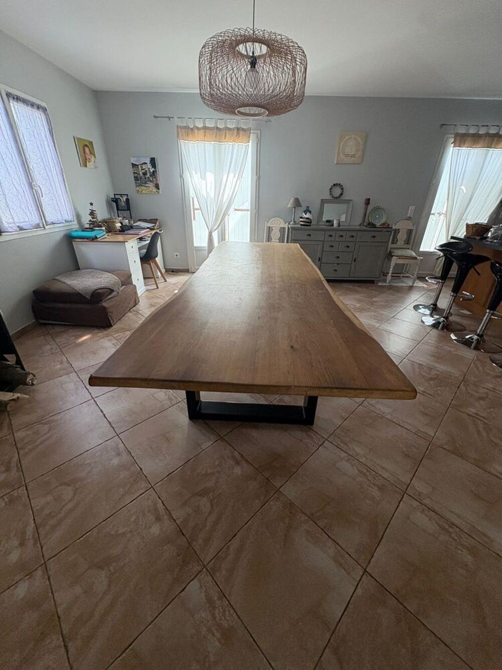 Table bois et fer style industriel Meubles