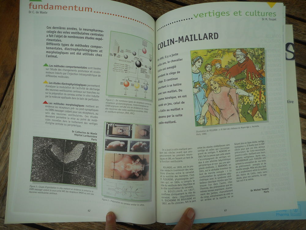 revue m&eacute;dicale "Vertiges" Livres et BD