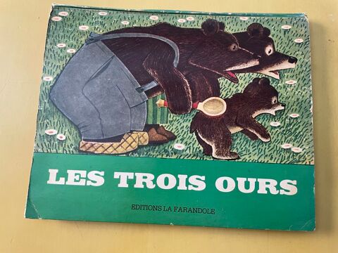 Livre EO ancien 1979 3D LES TROIS OURS conte Russe L.TOLSTOÏ Vigneux-sur-Seine (91)