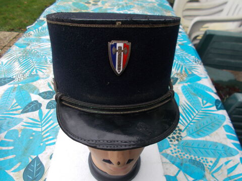 képi police époque vichy,complet et en bon état!!RARE!! 150 Dozulé (14)