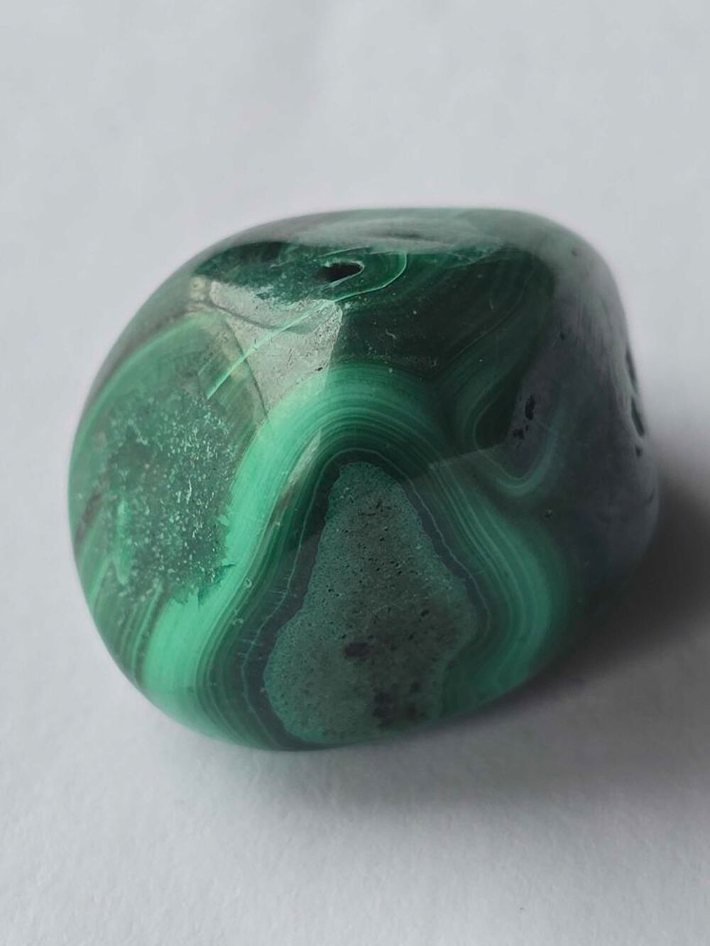 Pierre Roul&eacute;e Malachite du Katanga-Min&eacute;ral 12g 