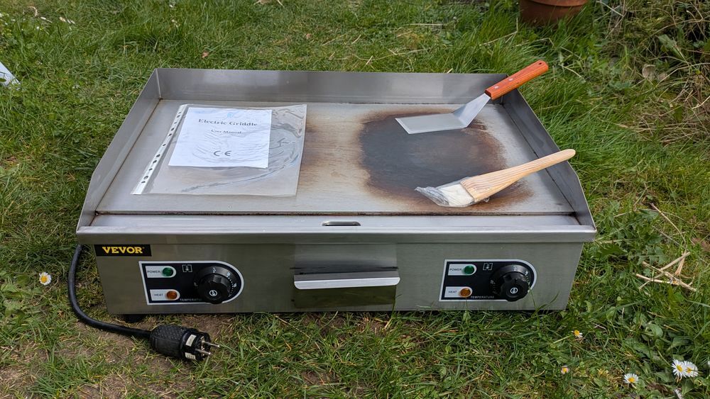 Grande plancha electrique 2 foyers Electroménager