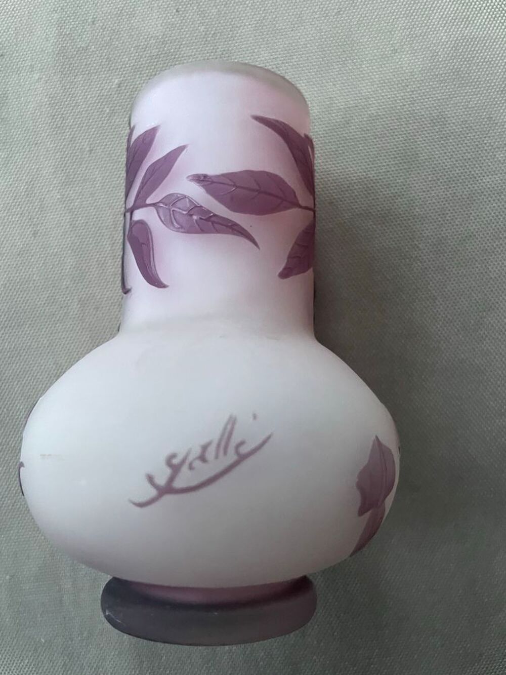 vase Gall&eacute; violet 
