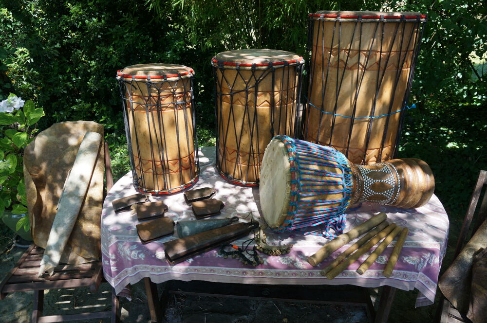 Set complet de percussions africaines Instruments de musique