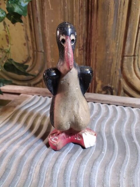 Ancien Pl�tre Publicitaire Pingouin Alfred Saint Ogan 1930 69 Loches (37)