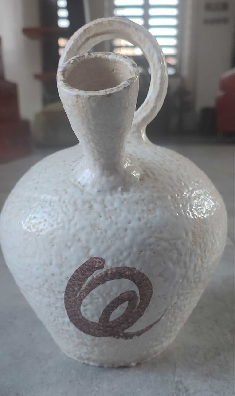 Grande chevrette en c&eacute;ramique de Pablo Sanguino Toledo 