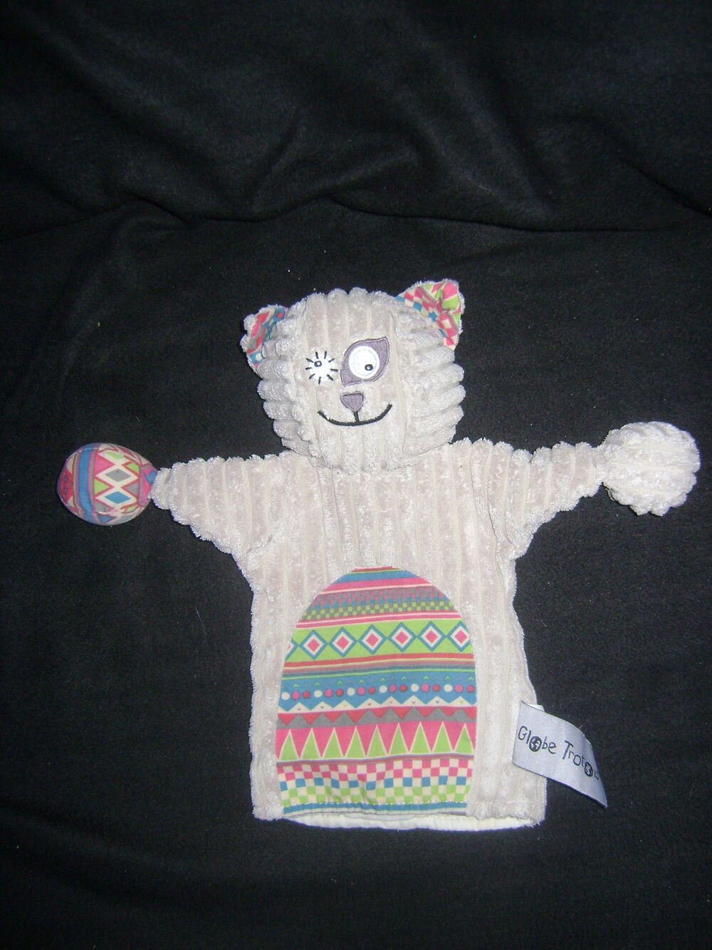 Doudou marionnette chat - globe trotoys Puériculture