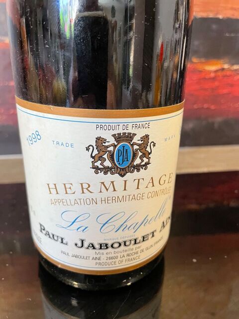 1 Bt HERMITAGE La Chapelle 1998 PAUL JABOULET AINE 165 Vigneux-sur-Seine (91)