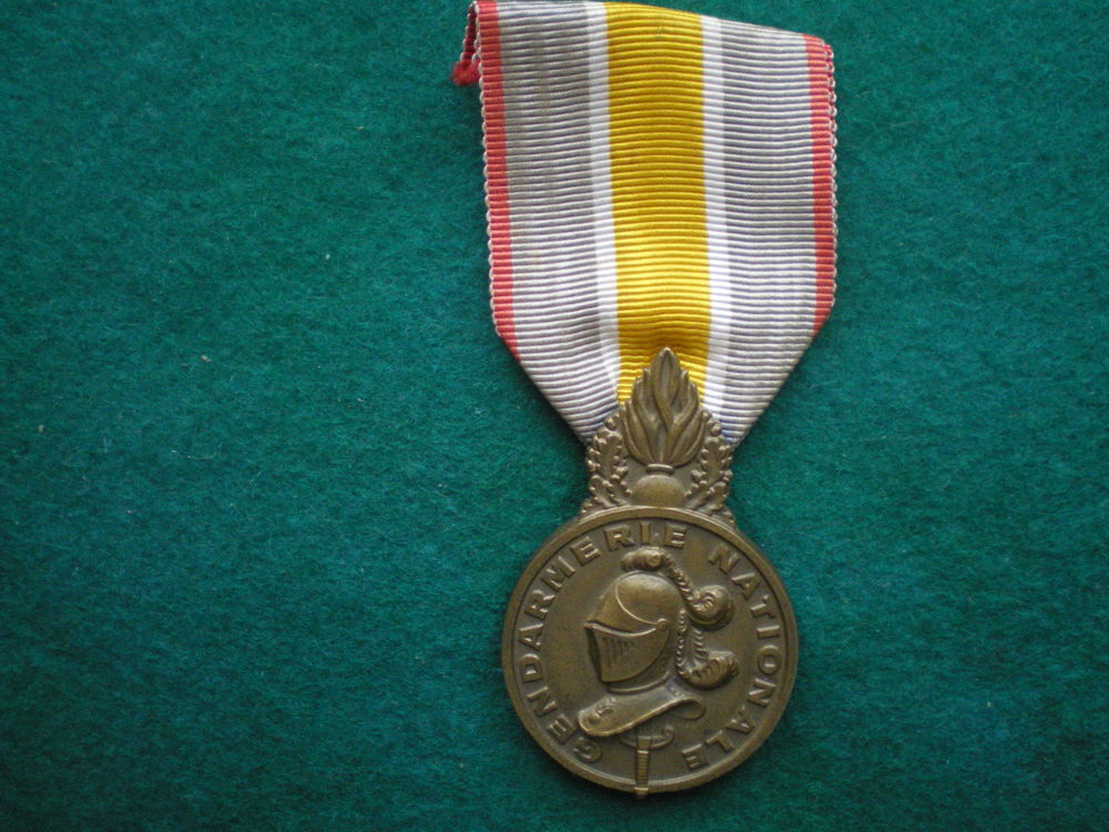 M&eacute;daille de la Gendarmerie Nationale. 