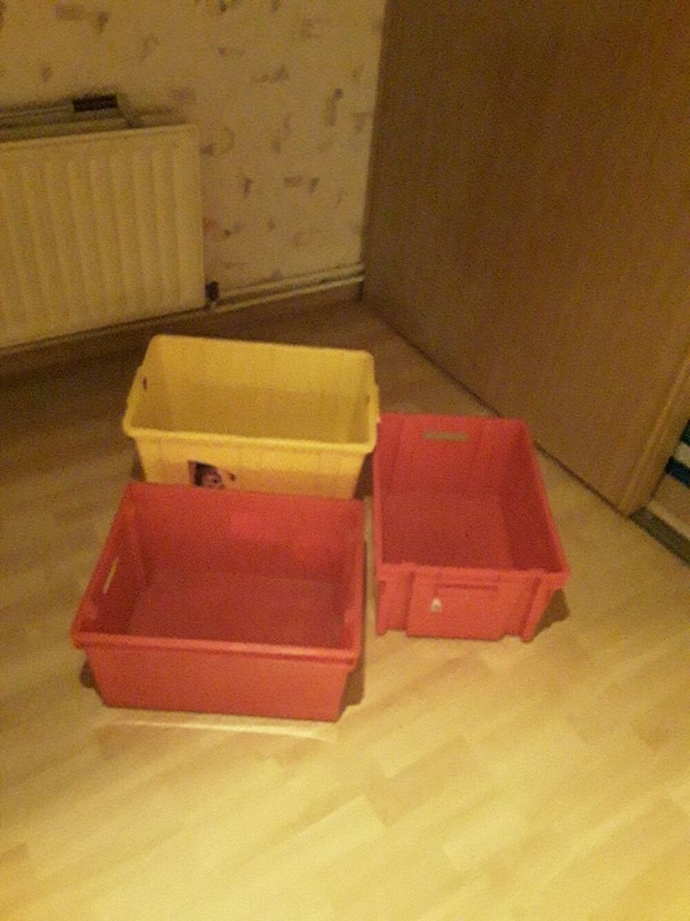 Lot de 3 bacs de rangement Bricolage