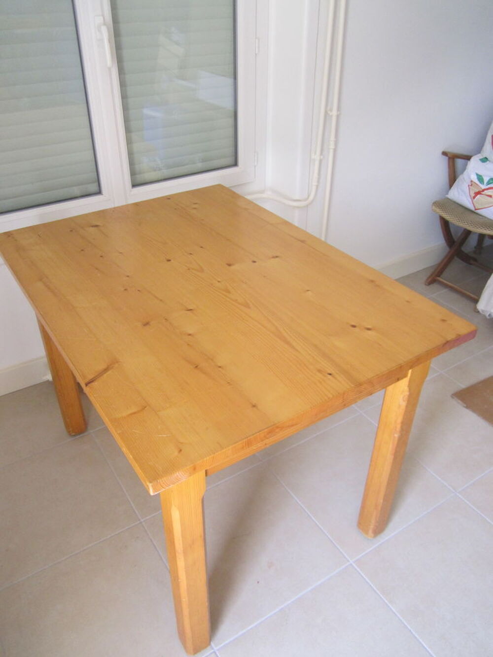 Table en Pin Jardin