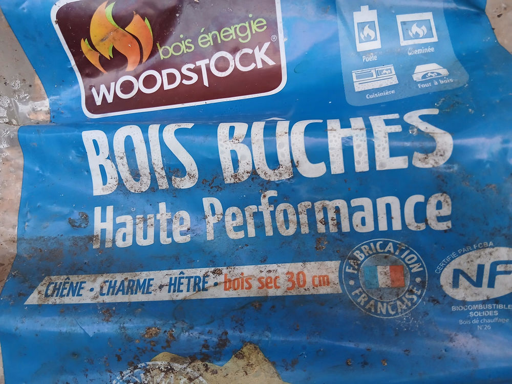 Lot de 12 sacs de buches Bricolage