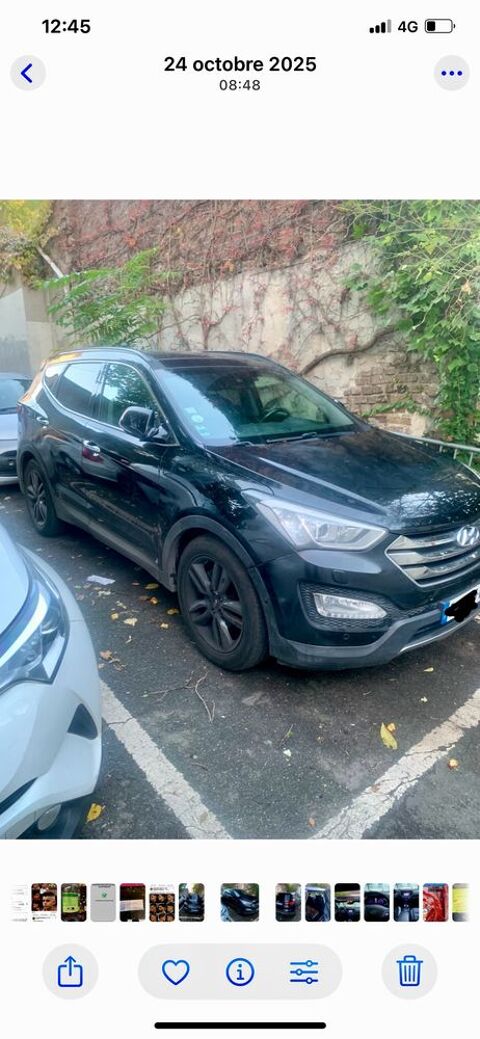 Hyundai Santa Fe Santa F&eacute; 2.2 CRDi 197 4WD Pack Premium Limited 7pl A 2014 occasion Paris 75018