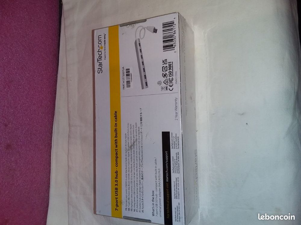 Hub usb 7 ports startech r&eacute;f&eacute;rence st73007ua Matériel informatique