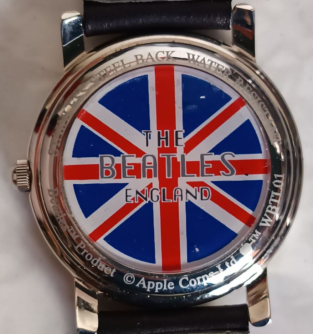 Montre Noir collector Original Copyright 1993 Beatles TM Bijoux et montres