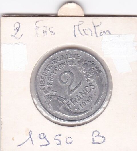 Pi�ce de 2 Francs Morlon 1950B 5 Vire (14)