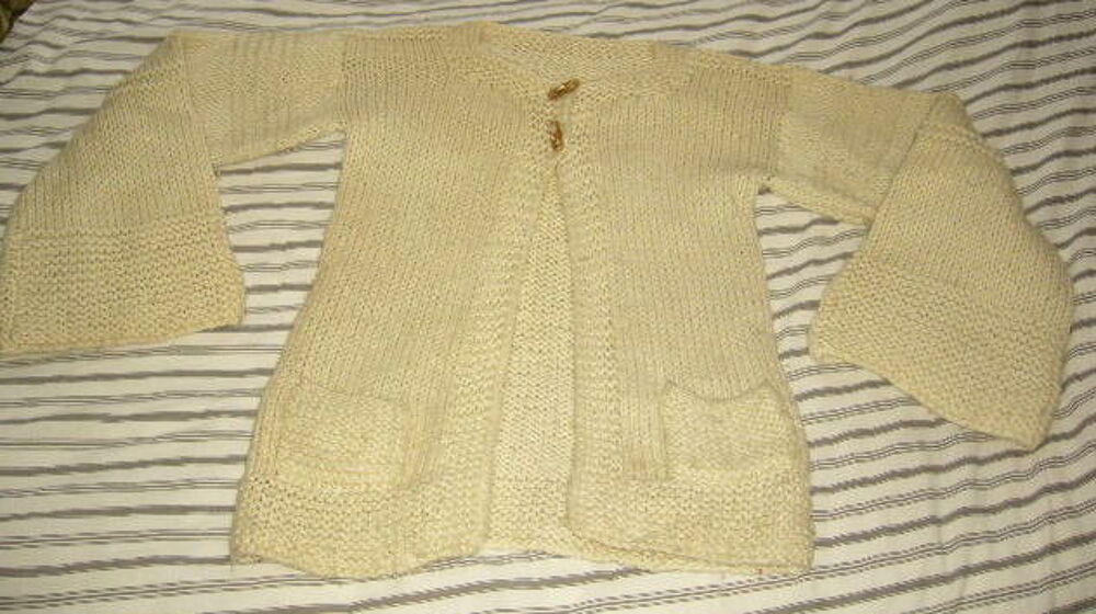 veste en laine fait main Vêtements