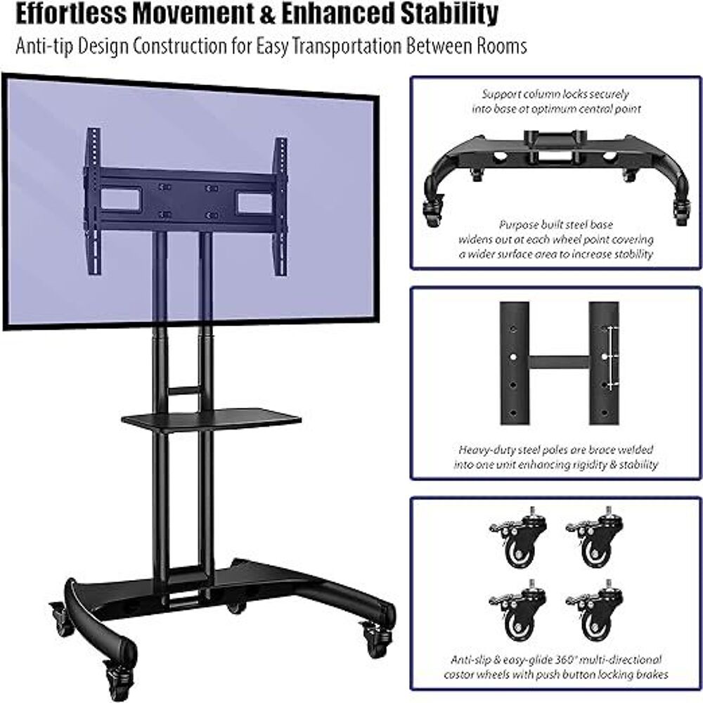 Support TV sur Pied 32-75" &Eacute;cran Meubles