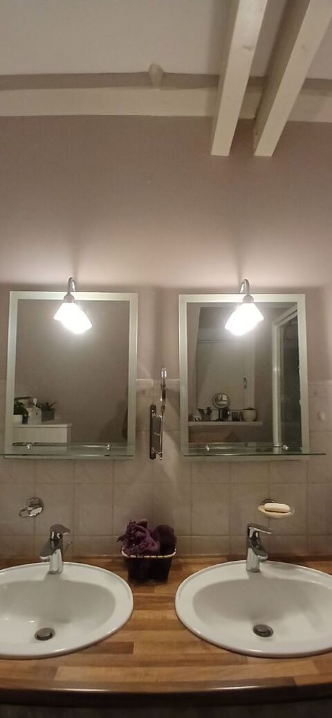 Miroirs X 2 avec tablette et �clairage Colmar (68)