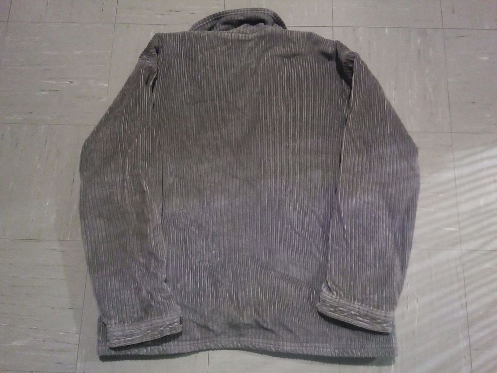 Veste blouson homme jean's velours grise Taille L Vtements