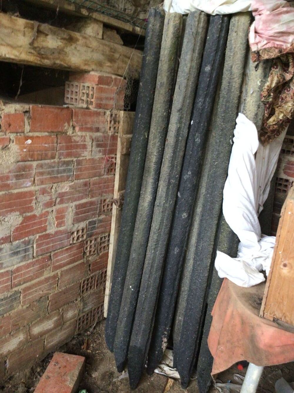  Rare :30:poteaux de cl&ocirc;ture haut 2 m en m&acirc;chefer / Bricolage