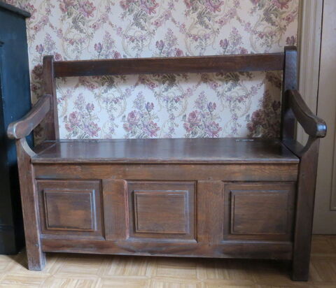Coffre banc bois massif 50 Vizille (38)